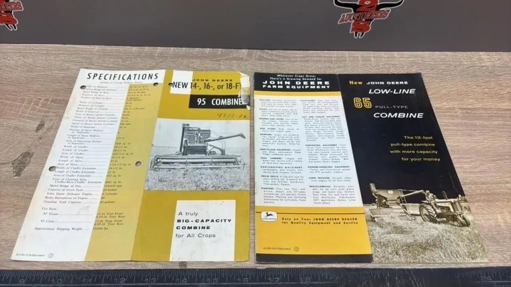 2-Asst.John Deere Brochures.