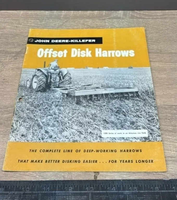 John Deere-Killefer Offset Disk Harrow 27 Page
