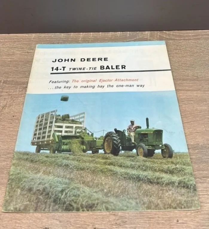 John Deere 14-T Twine-Tie Baler 23 Page Brochure.