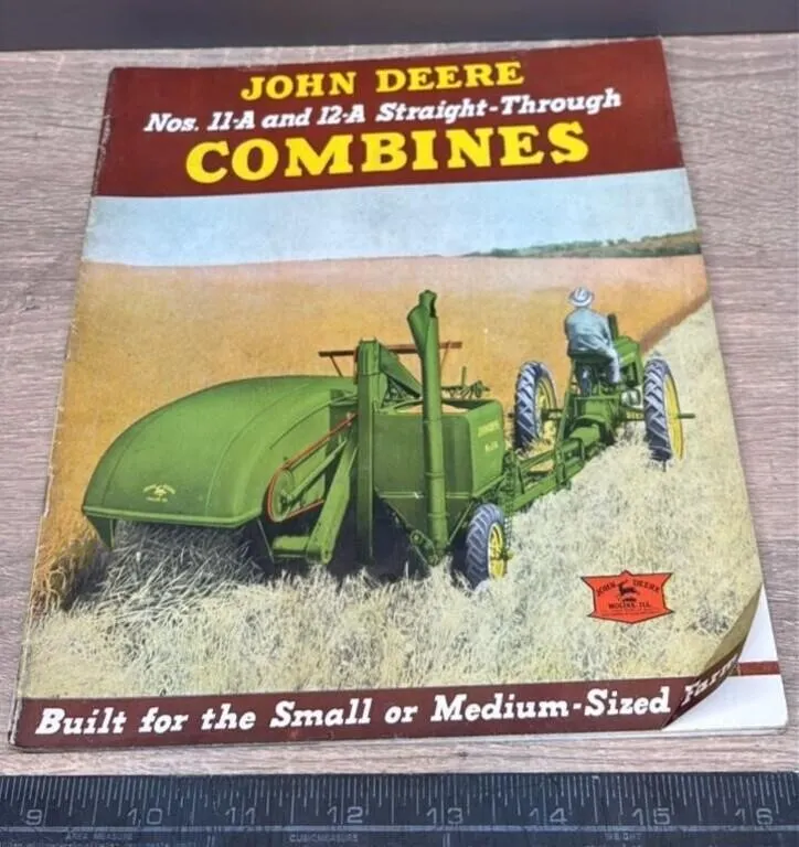 John Deere 11-A & 12A Straight-Through Combines