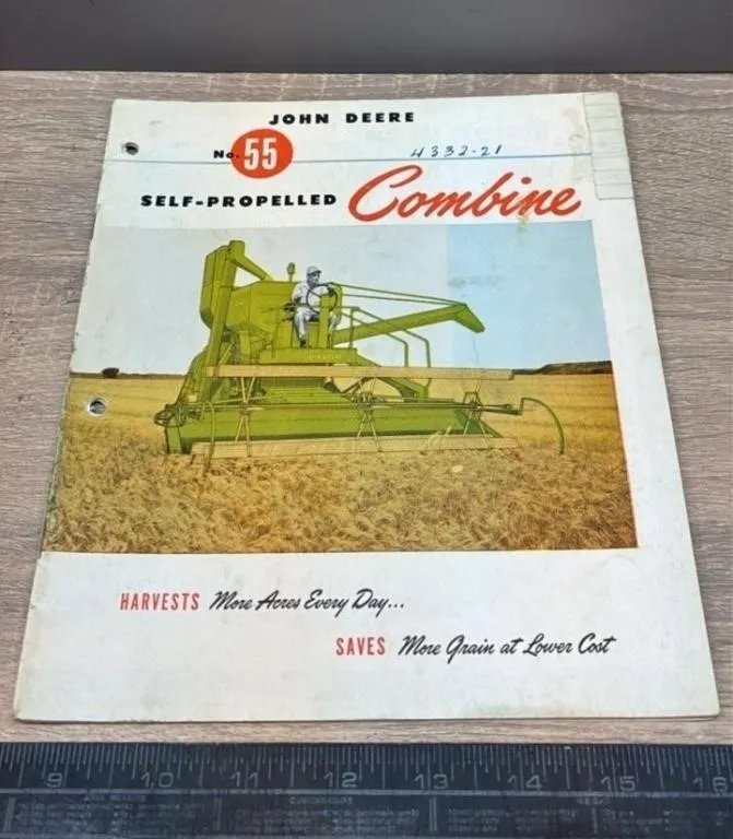 John Deere Self-Propelled 55 Combine 35 Page