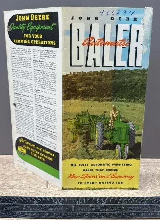 John Deere Automatic Baller 19 Page Brochure.