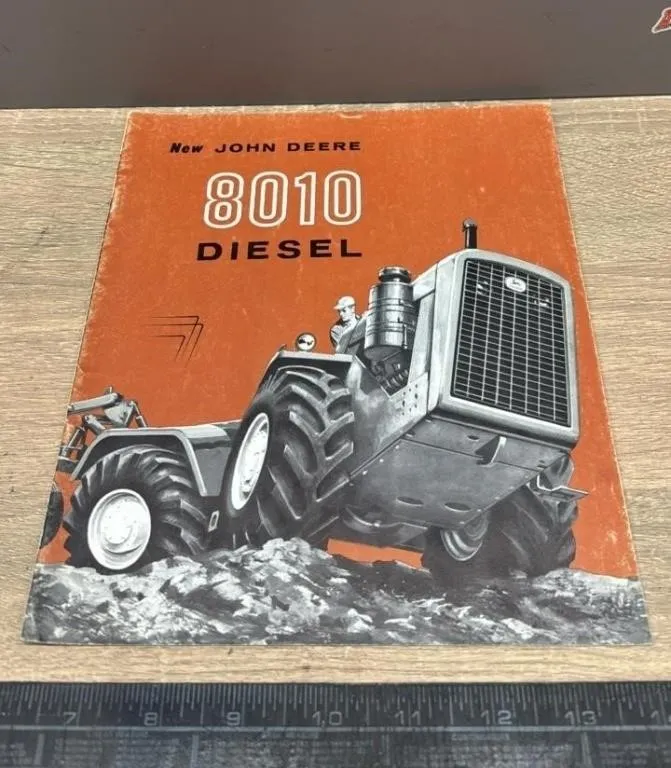 New John Deere 8010 Diesel 19 Page Brochure.