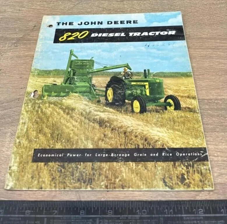 The John Deere 820 Diesel Tractor 31 Page