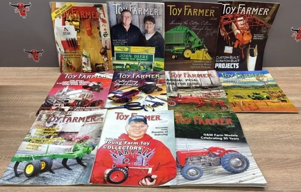 Toy Farmer Magazine 2014 Issues. *Missing Dec.