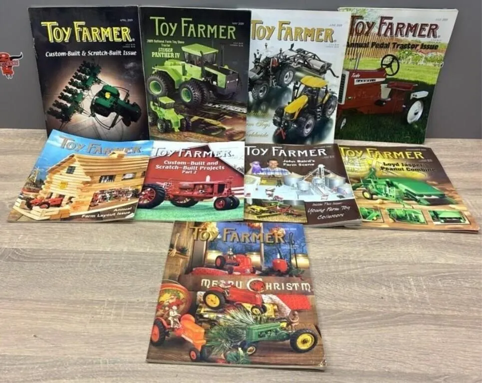 Toy Farmer Magazine Issues 2009. *Missing Jan,