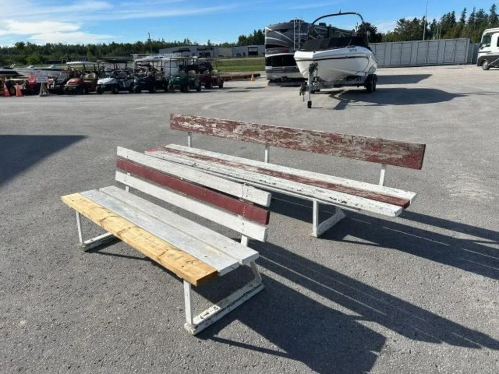 Qty Of (2) Park Benches