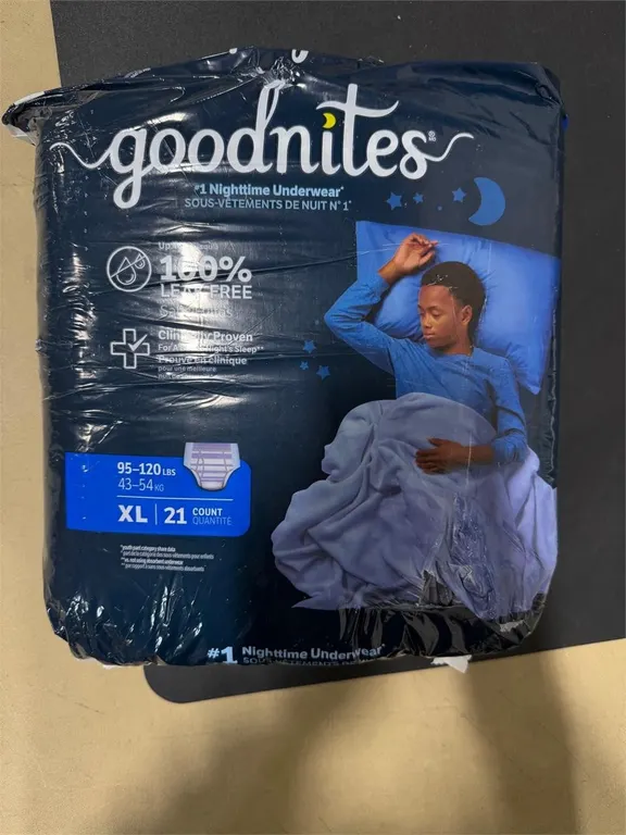 $40 (XL) Goodnites Boys' Nighttime Bedwetting