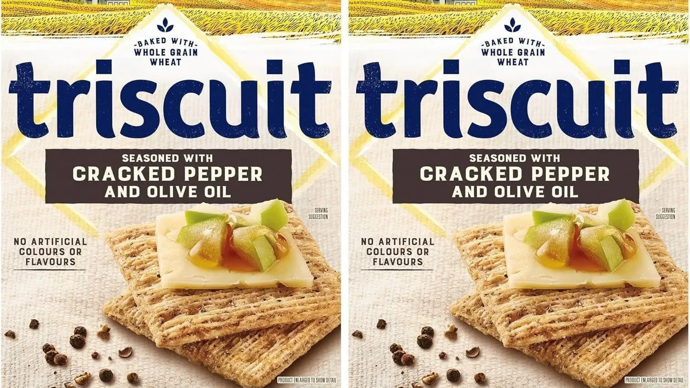 SEALED (200g x2) 2pk Triscuit Snacking Crackers
