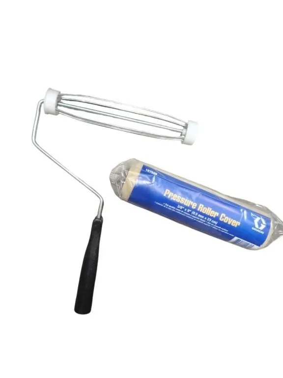 9" Paint Roller Frame & Pressure Roller Cover