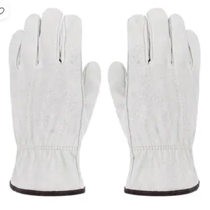 (1pr) XL Heavy Duty Cowhide Leather Work Gloves