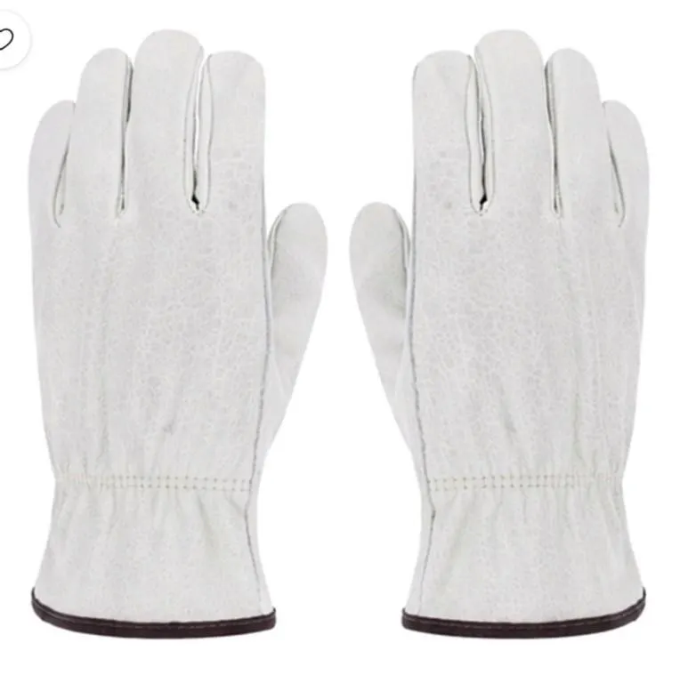 (1pr) XL Heavy Duty Cowhide Leather Work Gloves