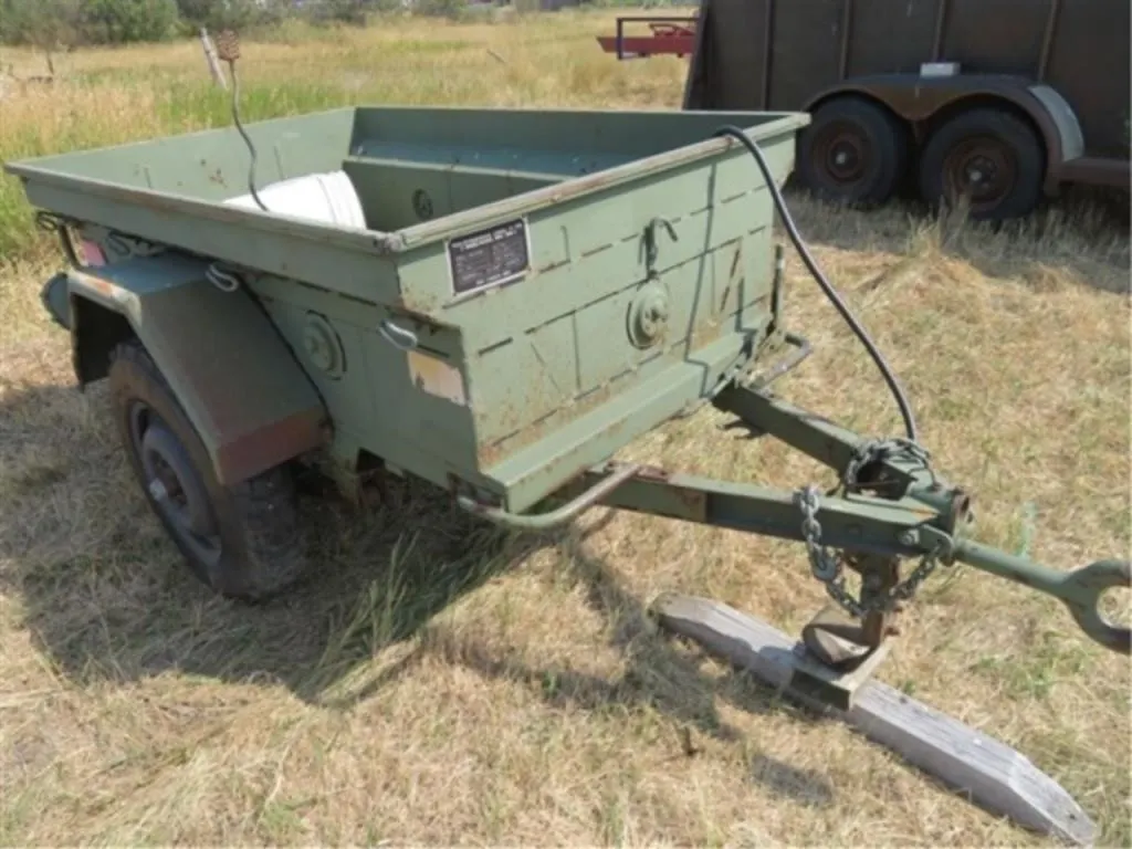 4' x 6' Army 1/4 Ton Trailer S/N 0422 (Green)