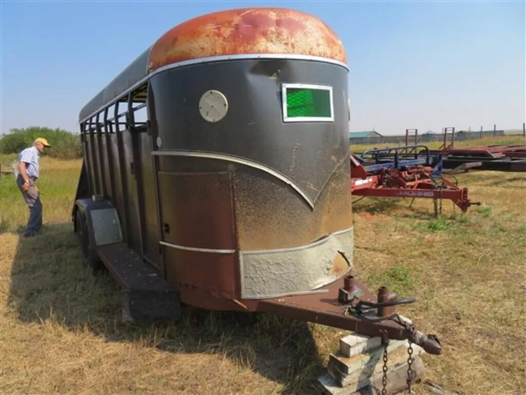 5' x 16' Bumper Pull Stock Trailer (Circa 1977)