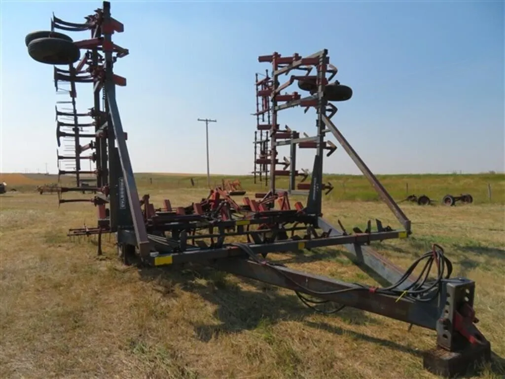 42' Friggstad Cultivator, tine harrows, 3 plex