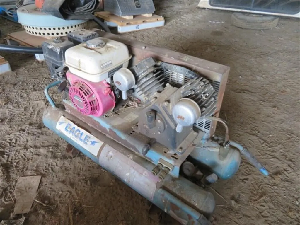 Eagle Dual Tank Portable Air Compressor (runs)