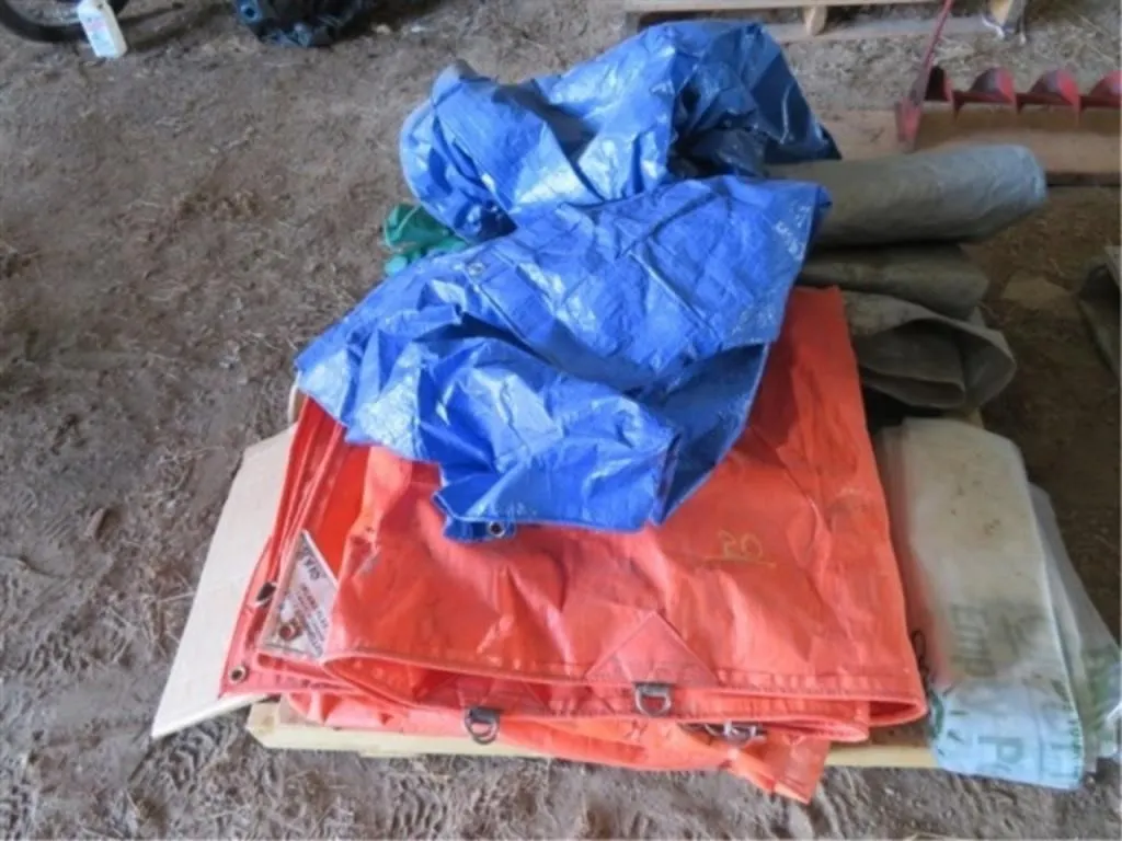 Various Tarps & Bin Covers