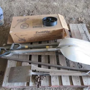 Shovels * EarthWay Garden Seeder (Unused)