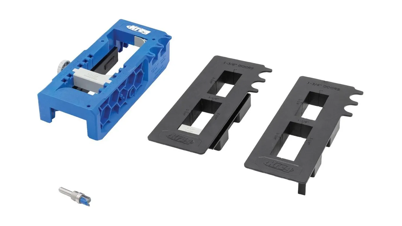 Kreg Door Hinge Routing Jig Gray