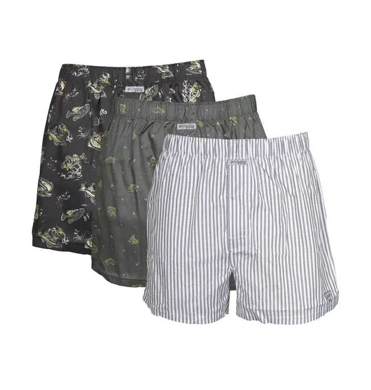Columbia Pfg Woven Boxer Short 3 Pack X-Large