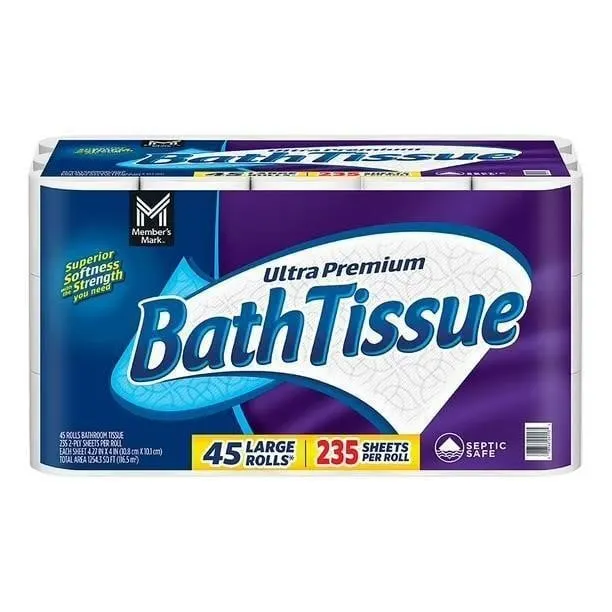 Ultra Premium Bath Tissue 45 Rolls