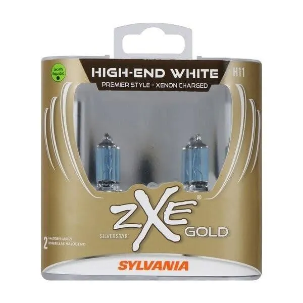 Sylvania H11 Zxe Gold Halogen Headlight Bulbs 2...
