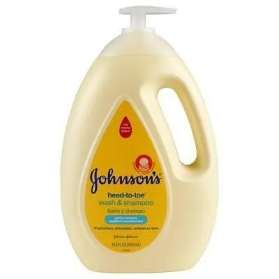 Johnsons Baby Head-to-Toe Wash Shampoo 33.8 Oz
