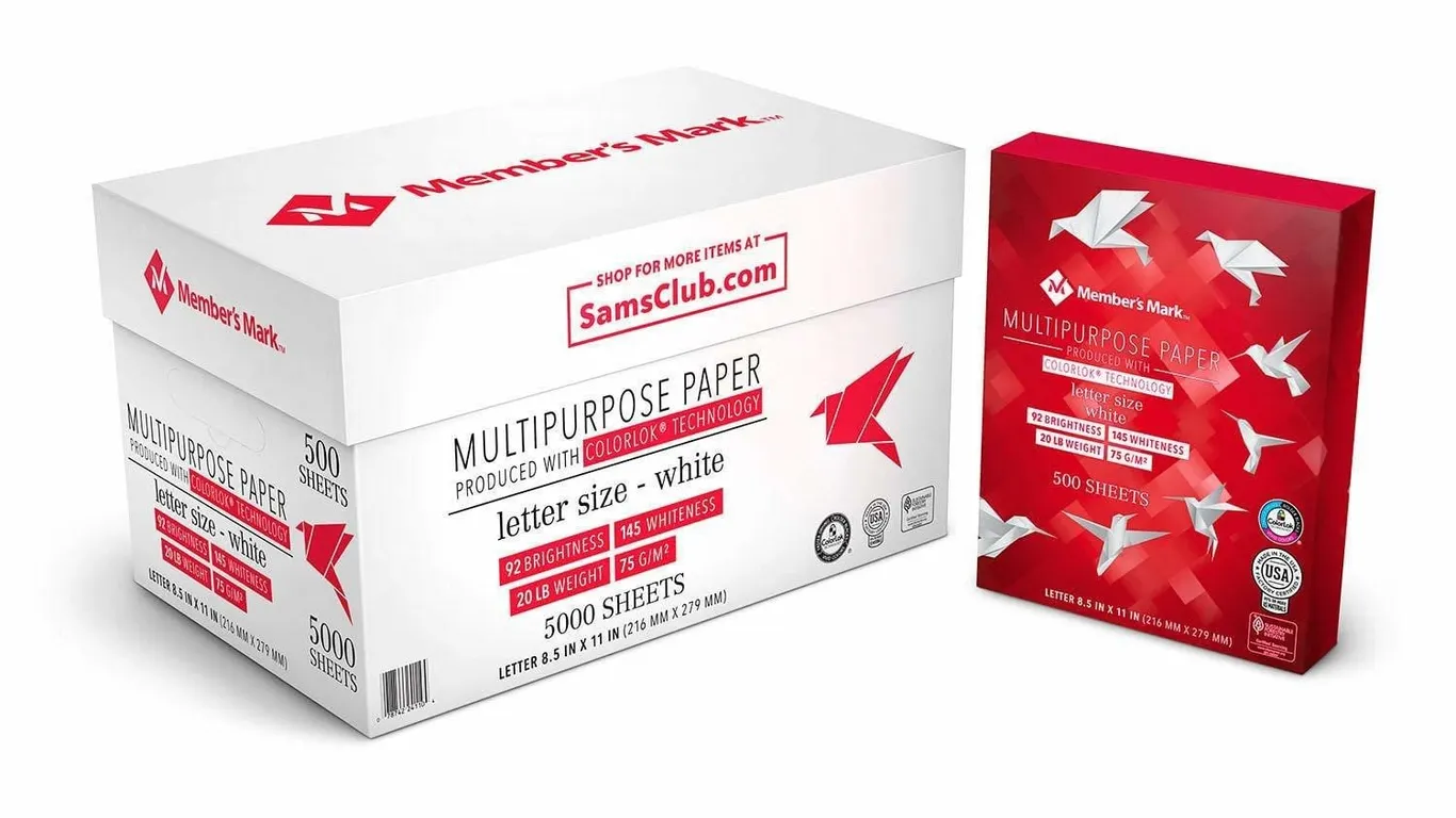 Multipurpose Paper 8.5x11 5000 Sheets