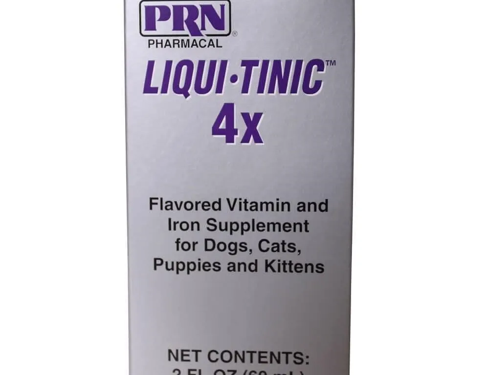 Hsklock Liqui-Tinic 4x Vitamin Iron Supplement 2oz