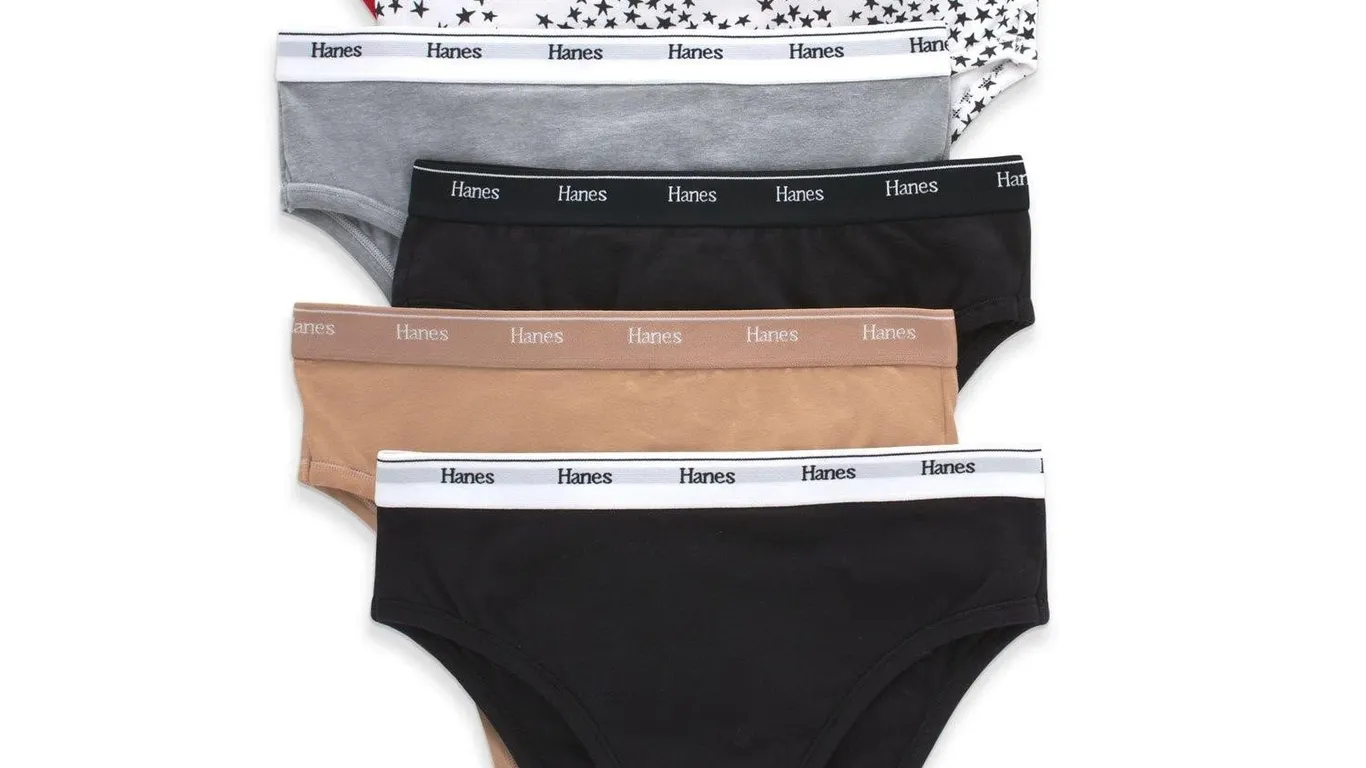 Hanes 6-Pack Hi-Leg Cotton Briefs XX-Large
