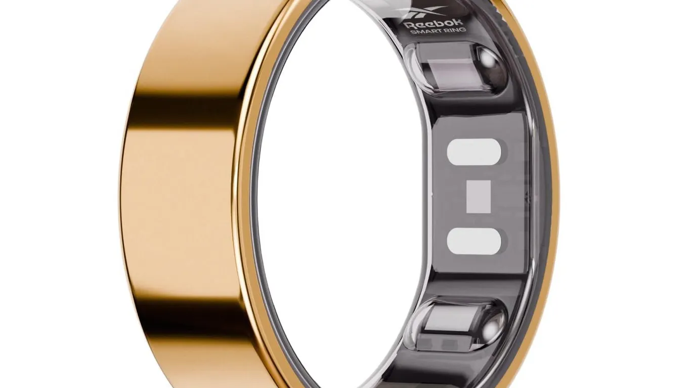 Reebok Smart Ring Gold Size 7 Fitness Tracker