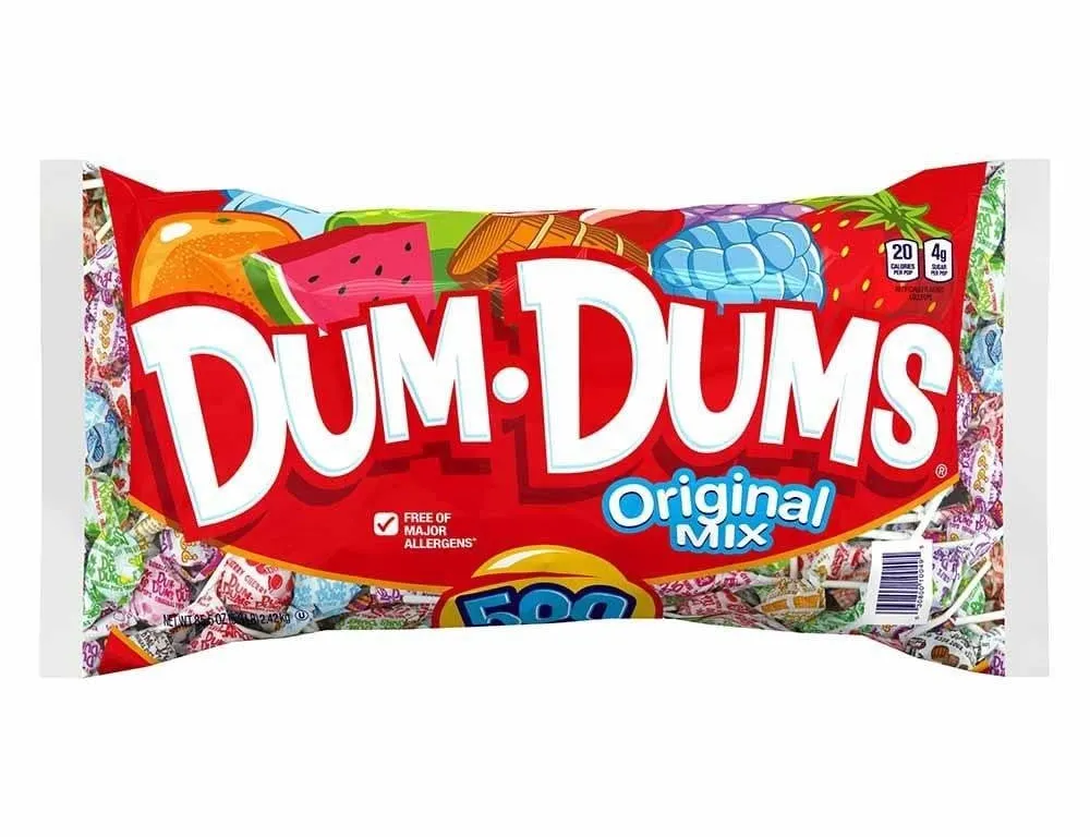 Spangler Dum Dums Assorted Lollipops 500ct