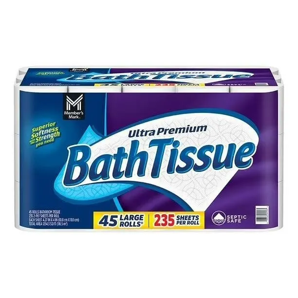 Ultra Premium Bath Tissue 45 Rolls