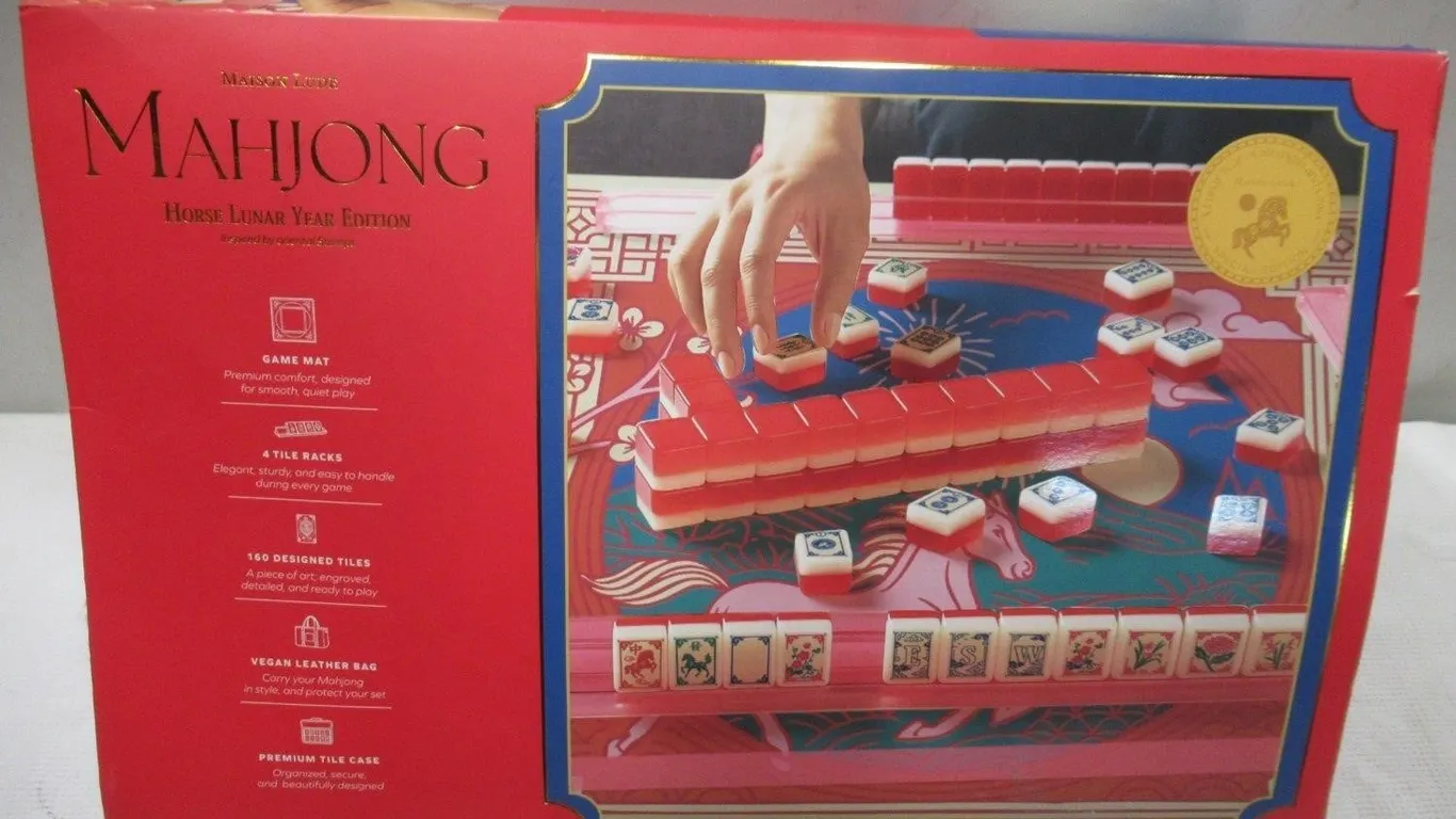 Joyc Lunar Horse Edition 160ct Mahjong Set