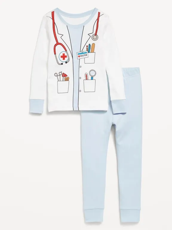 Doctor Costume Pajama Set Unisex 2T Doc 547677002
