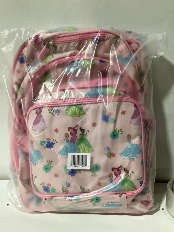 Disney Princess Pink Floral Kids Backpack