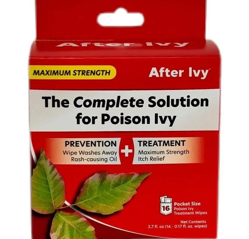 After Bite After Ivy Poison Ivy Relief Wipes