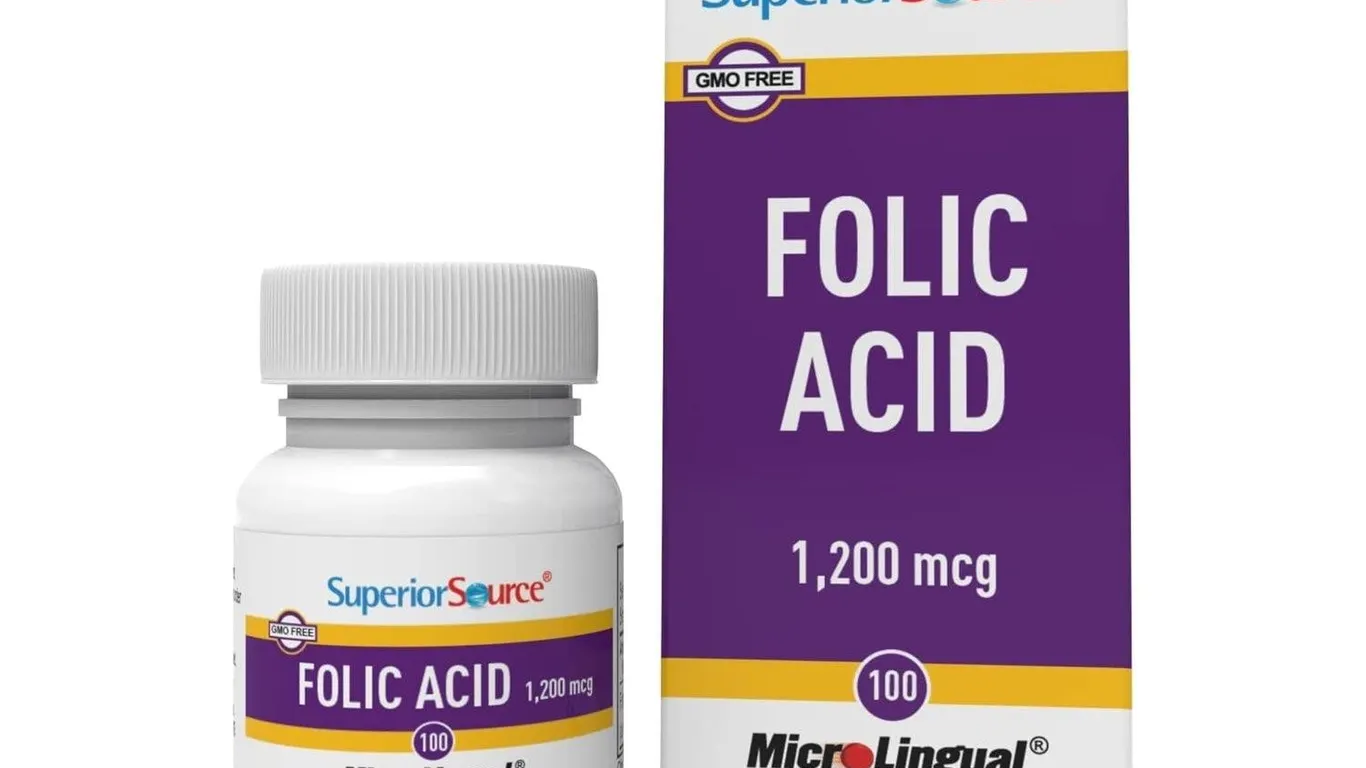 Superior Source Folic Acid 1200mcg 100 Tablets