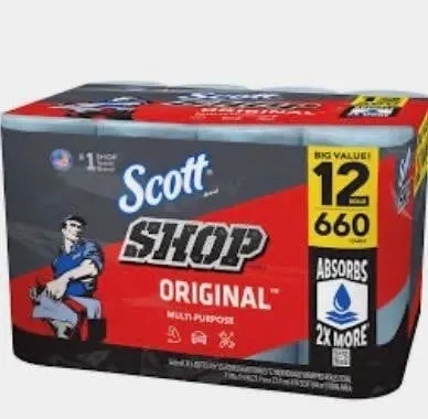 Scott Shop Towels 11pk 55ct Original Cleaning Pack