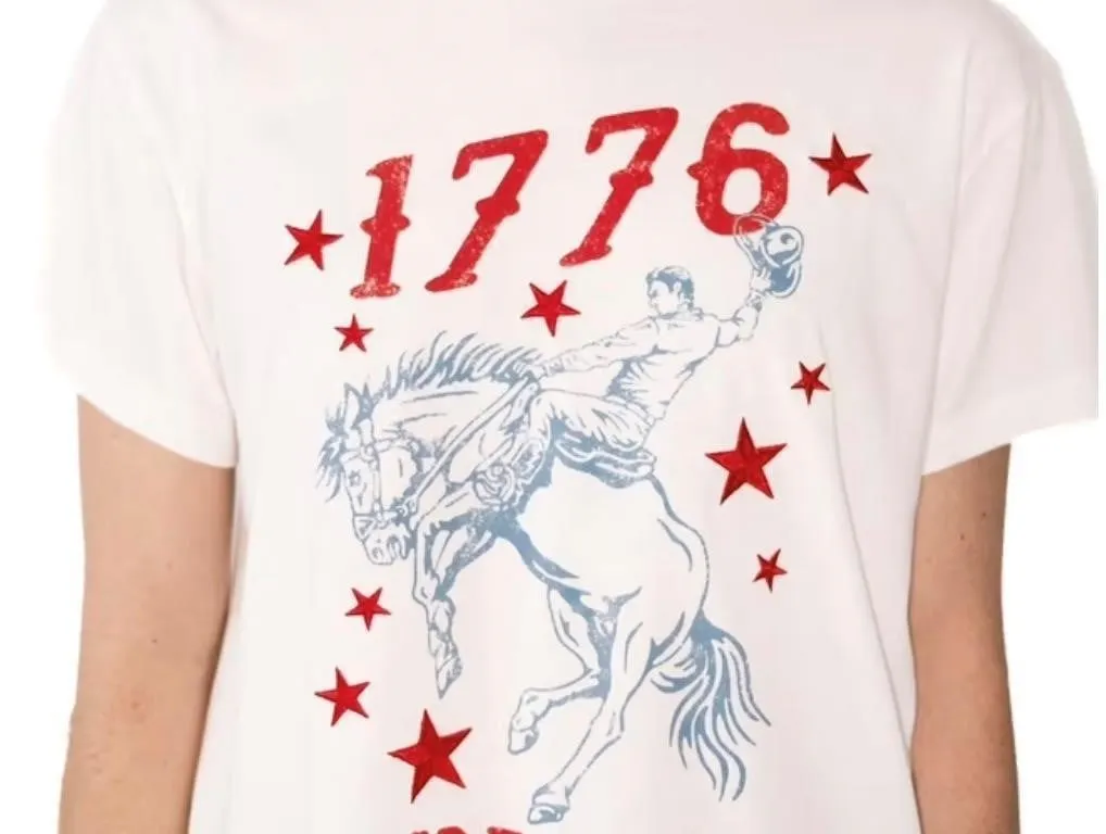 Mighty Fine Americana Graphic T-Shirt Small