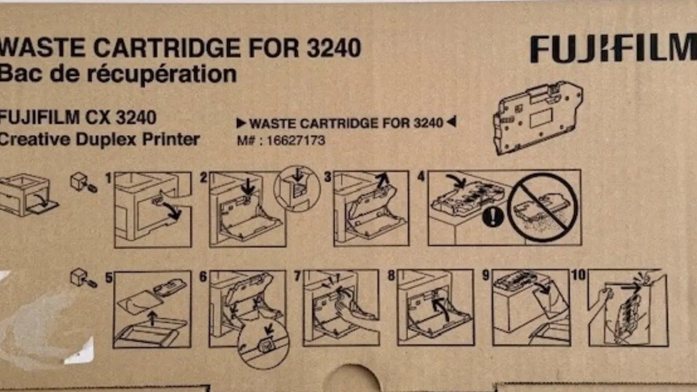 Fujifilm 16627173 Waste Cartridge for 3240 Printer