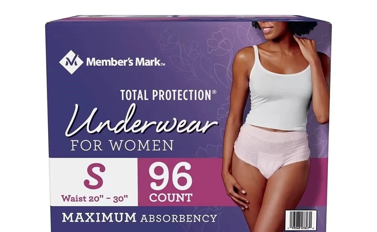 Womens Protective Underwear Small 96ct