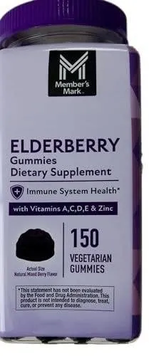 Elderberry Gummies With Vitamins 150ct