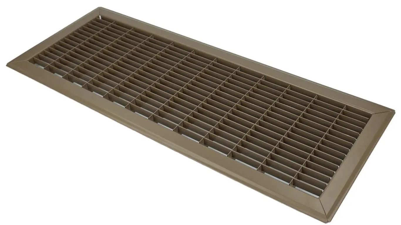 Excelfu 30x10 Floor Return Air Grille Brown