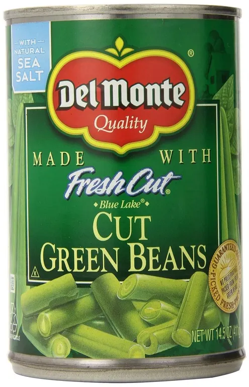 Del Monte Cut Green Beans 14.5oz 8 Pack