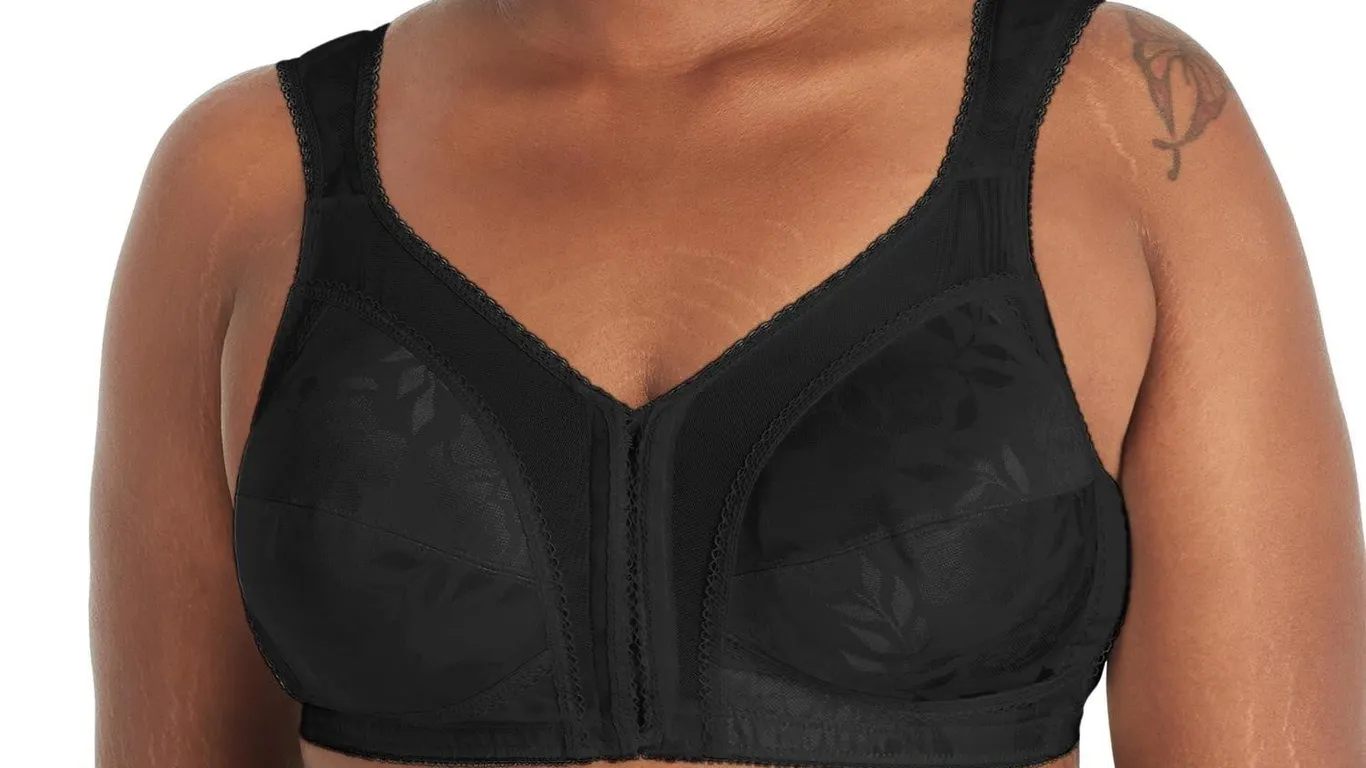 Playtex Us4695 18 Hour Front-Close Bra Black 42b
