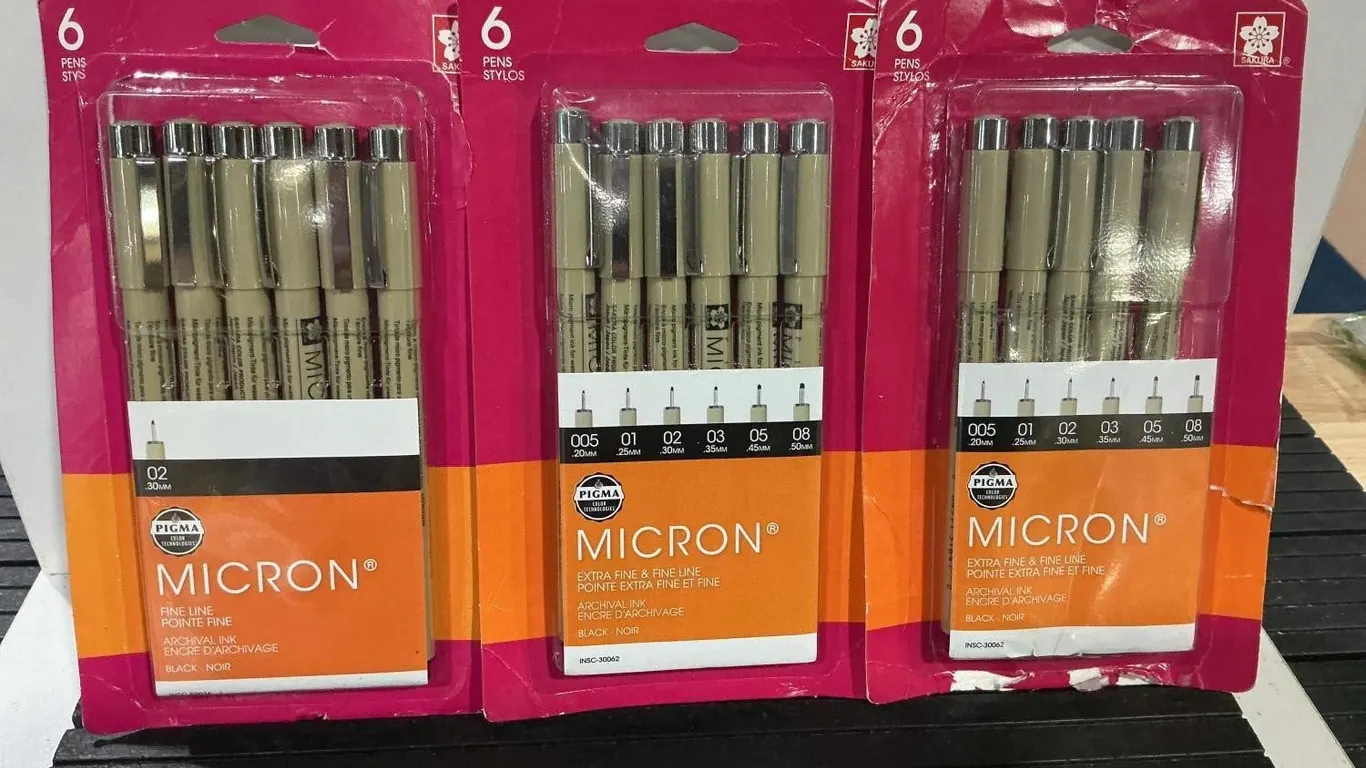 Sakura Pigma Micron Bundle 3-Pack Assortment