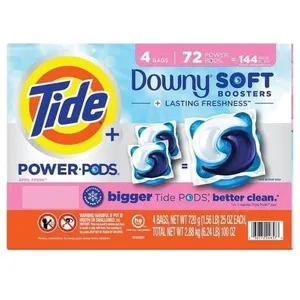 Tide Laundry Detergent Pods 72ct 4pk