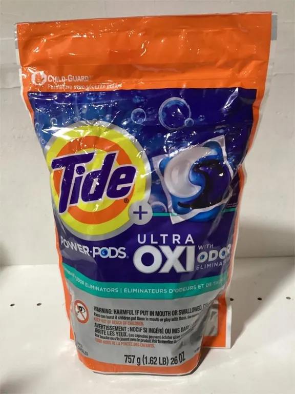 Tide Power Pods Ultra Oxi Laundry Detergent 18ct