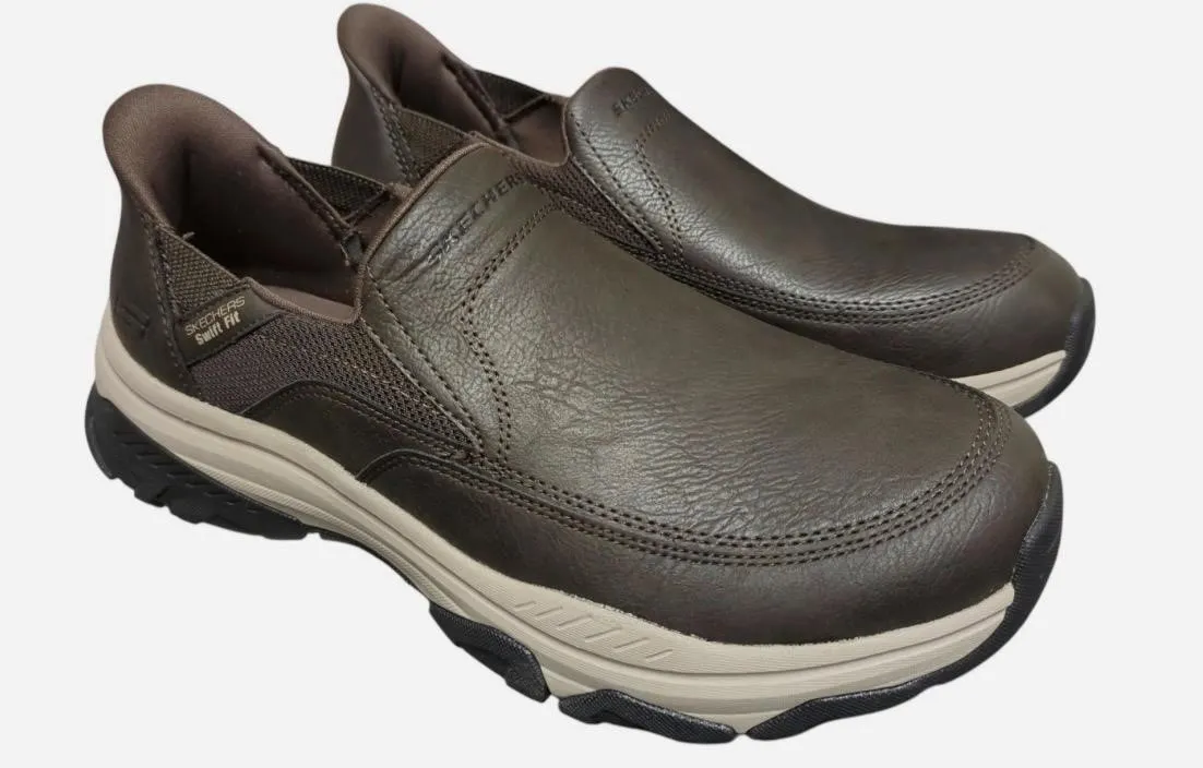 Skechers Swift Fit Mens Slip-In Sneakers Size 9